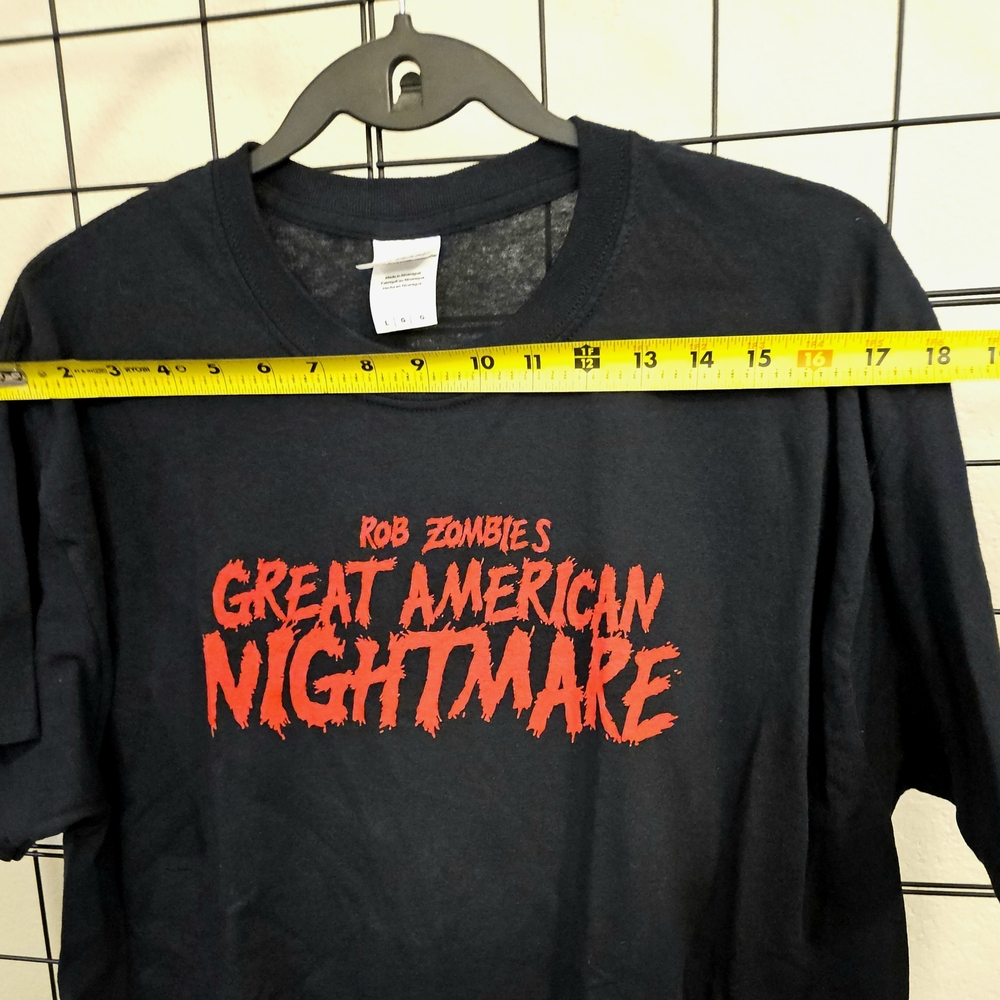 Rob Zombie's Great American Nightmare Black T-Shirt - Picture 5 of 7